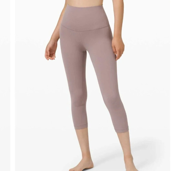 Lululemon Align High-Rise Crop 21" Violet Verbena Size 6 - Picture 2 of 6